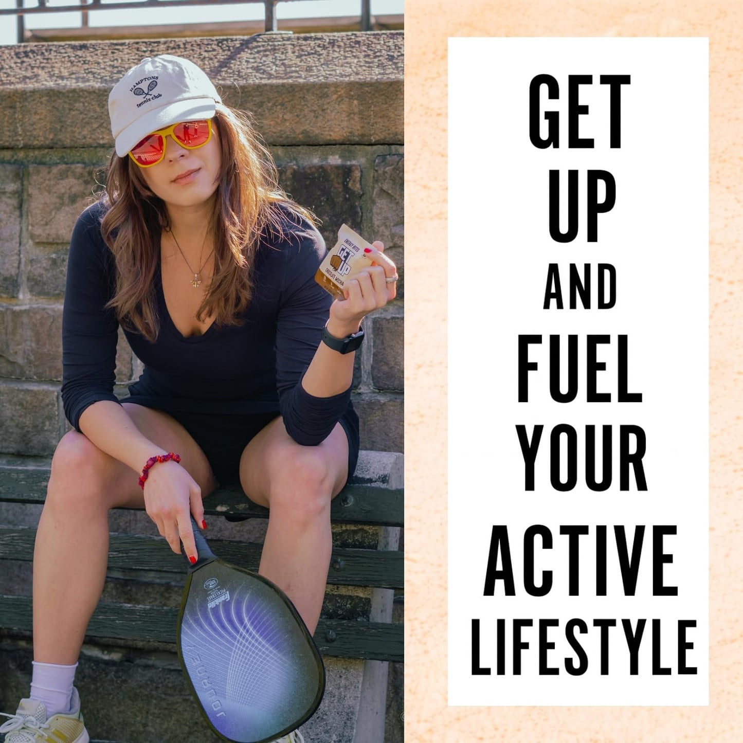 GetUp - Caffeinated Granola Bites - Peanut Butter (10 Pack) - 100mg Caffeine Energy Bites - Gluten-Free, 0 Seed Oils, All Natural - Coffee Alternative