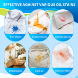 Mungoone Clothes Grease Stain Remover, Newborn & Baby Essentials, Laundry Stain Treatment, Stain Remover for Oil Grease, Ink Stains, Foods & Vegetable