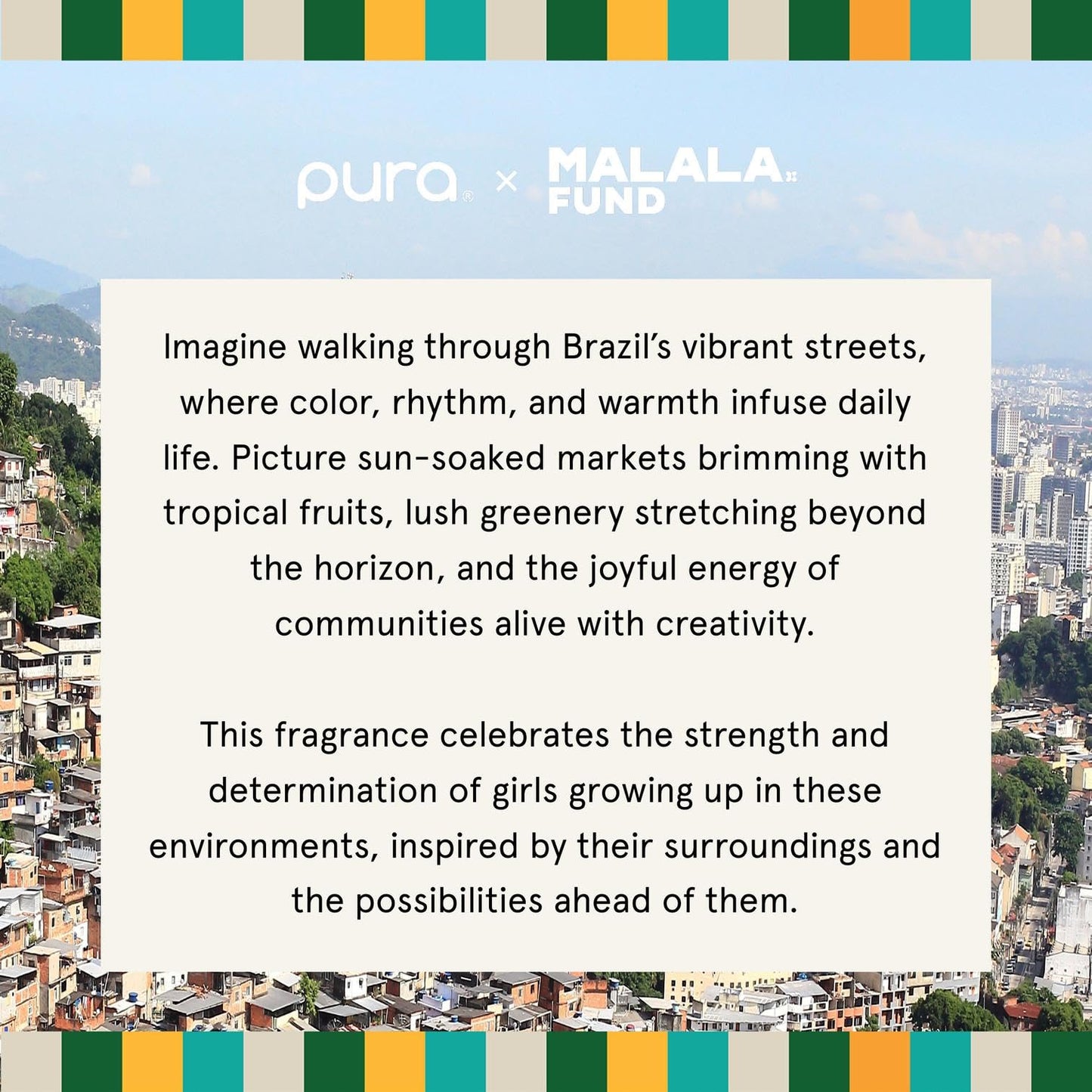 Pura & Malala Home Scent Refill - Smart Home Air Diffuser - Hours of Luxury Fragrance per Refill - Clean & Safe Pura Diffuser Refills - Brazil: Breath
