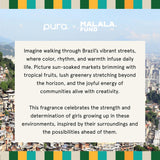 Pura & Malala Home Scent Refill - Smart Home Air Diffuser - Hours of Luxury Fragrance per Refill - Clean & Safe Pura Diffuser Refills - Brazil: Breath