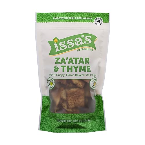 Issas Za'atar + Thyme Pita Chips, 6 OZ