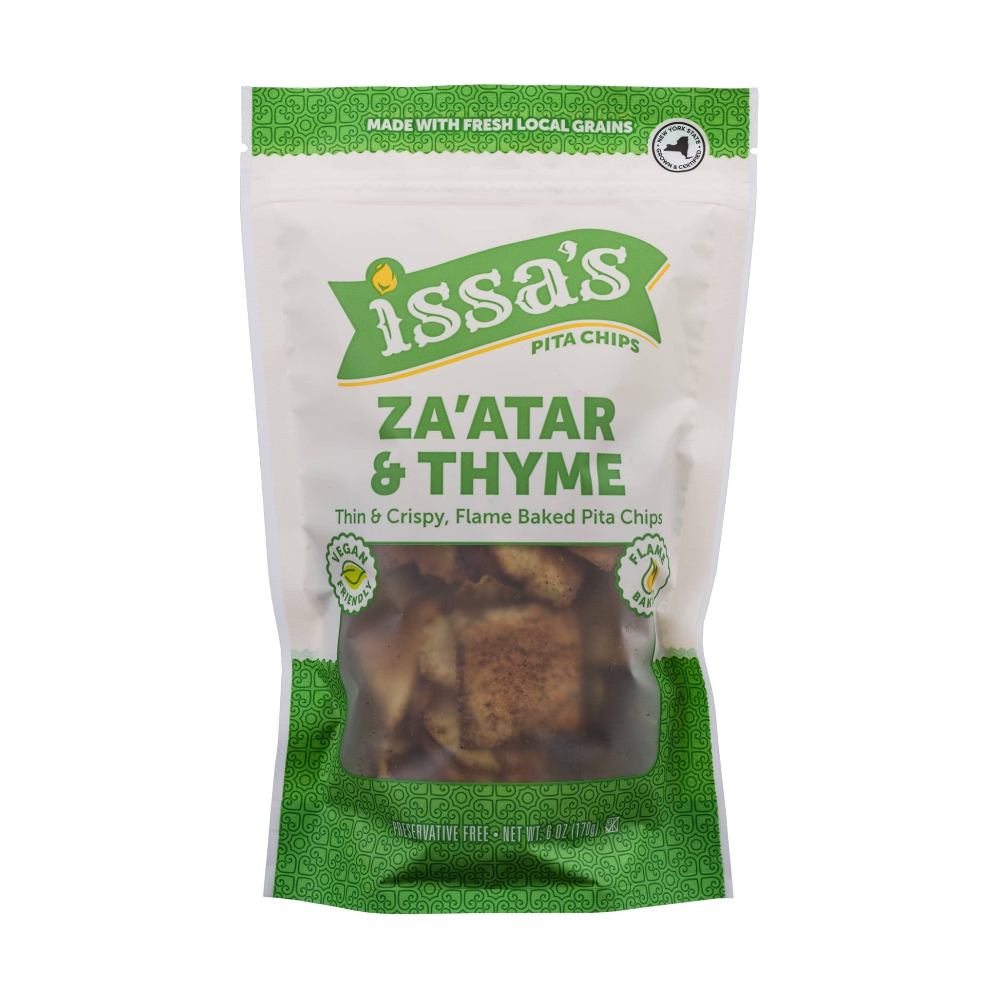 Issas Za'atar + Thyme Pita Chips, 6 OZ