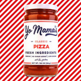 Yo Mama's Foods Keto Classic Pizza Sauce - Pack of (2) - Vegan, No Sugar Added, Low Carb, Low Sodium, Gluten Free, Paleo, and Made with Fresh Non-GMO