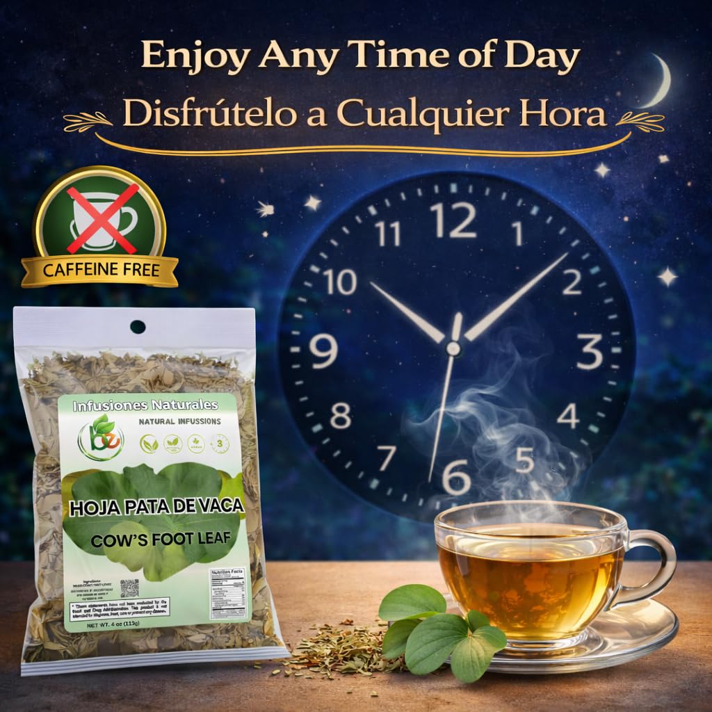 Pata de Vaca Herbal Tea 4 oz (113g) - 100% Natural Cow's Foot Leaves (Bauhinia forficata) - Traditional Loose Leaf Tea from Mexico - Caffeine-Free