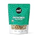 Elan Organic Sea Salted Pistachios, 5.1 oz, In Shell, Salted with Sea Salt, Lightly Roasted, Naturally Open, Non-GMO, Vegan, Gluten-Free, Kosher