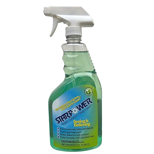 STARPOWER Heavy Duty Cleaner Degreaser RTU Spray, 32 oz, Pack of 2