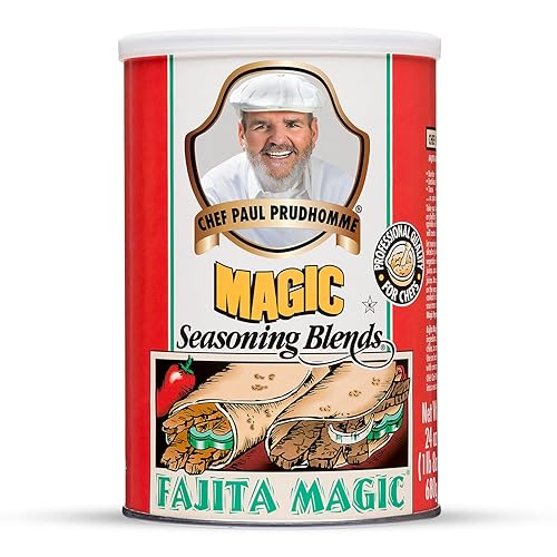 Chef Paul Fajita Magic Seasoning Blends | Authentic Mexican Spice Mix | Taco & Fajita Seasoning | No MSG & Gluten Free | Perfect for Tacos