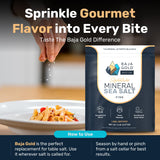 Baja Gold Signature Mineral Sea Salt - Recommended by Gary Brecka - Authentic Fine Grind Salt for Cooking & Baking | Natural Baja Salt for Culinary