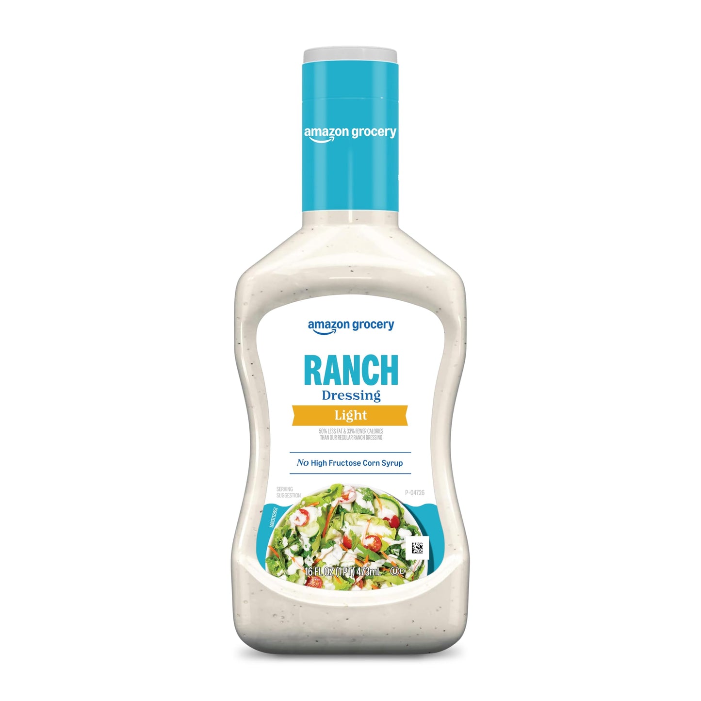 Amazon Grocery, Light Ranch Dressing, 16 Fl Oz