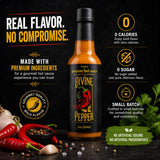 Divine Pepper Original Wiri Wiri Hot Sauce - Medium Heat Gourmet Pepper Sauce for Eggs, Chicken, Fish & Everyday Meals - Small Batch Artisan Sauce