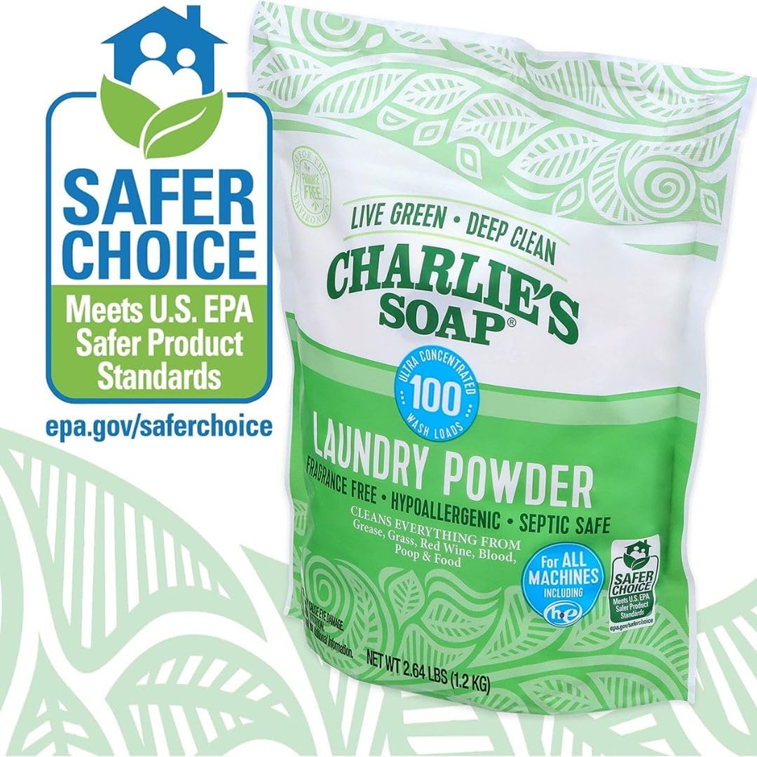 Charlie's Soap HE 100 Load Laundry Powder and Booster