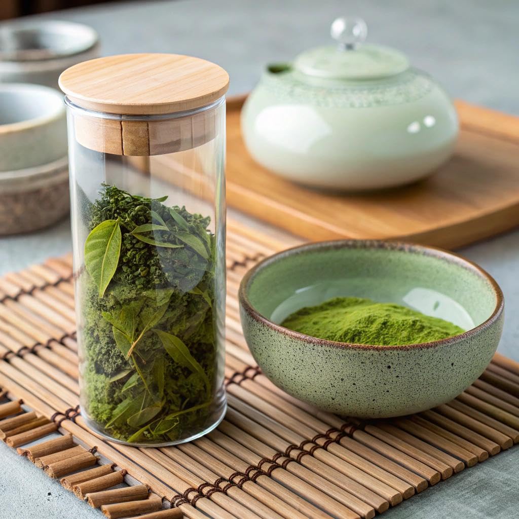 The Republic of Tea Organic Double Green Matcha, Individual Tea Bags with Japanese Matcha Tea Powder and Green Tea Leaves Blend, Natural Unbleached