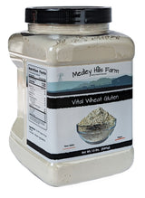 Vital Wheat Gluten By Medley Hills Farm 1.5 lbs. in Reusable Container - High in Protein - Vegan - Non GMO - Keto Friendly - Make Seitan - Great Vital