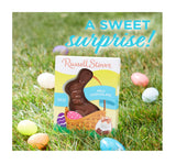 Russell Stover Milk Chocolate Bunnies - Pack of 2 - Solid Milk Chocolate - Perfect for Easter Baskets and For Sharing with Friends and Family - Great