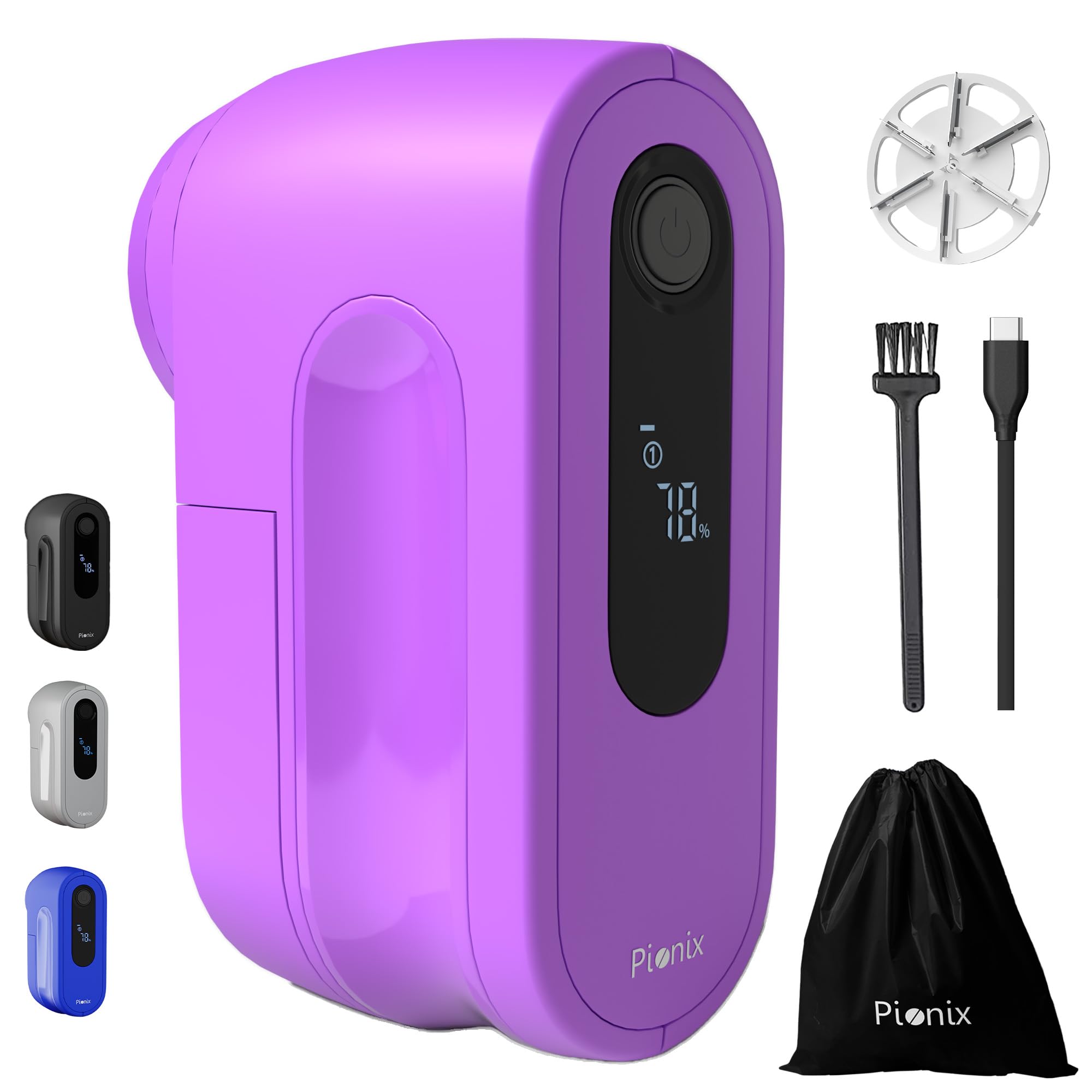 Pionix Fabric Shaver, Sweater Shavers to Remove Pilling, High-Perf Defuzzer, Rechargeable Electric Lint Shaver for Fuzz and Lint Balls from Clothing