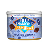 Blue Diamond Almonds, Holiday Frosted Brownie Flavored Sweet Snack Nut Almonds Perfect Size for On-The-Go, Holidays and Gatherings, Lunch, Adults
