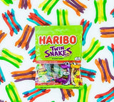 Haribo of America Twin Snakes Gummi Candy, Assorted Sweet and Sour Flavors, 5 Ounce