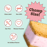 Nightingale Ice Cream Sandwiches, Strawberry Shortcake Ice Cream Sandwich, 2.6 Ounce (Pack of 1)