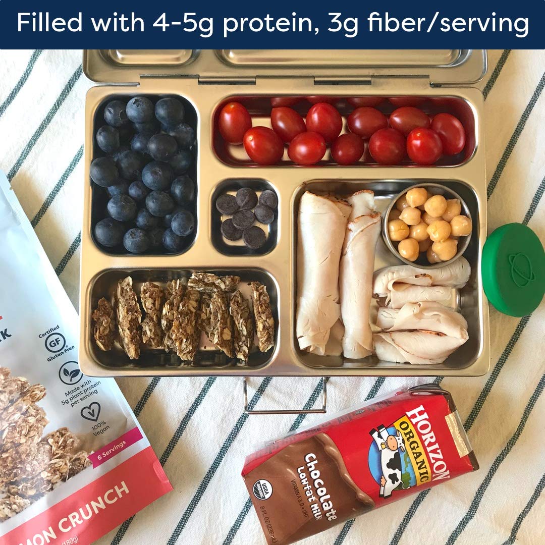 8-Pack Kip's Cinnamon Crunch Granola Bark Snack Packs, Free of Top 8 Allergens, Vegan, Gluten Free (Eight 3.2oz Bags)