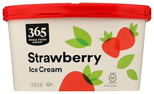365 by Whole Foods Market, Strawberry Ice Cream, 1.5 quart