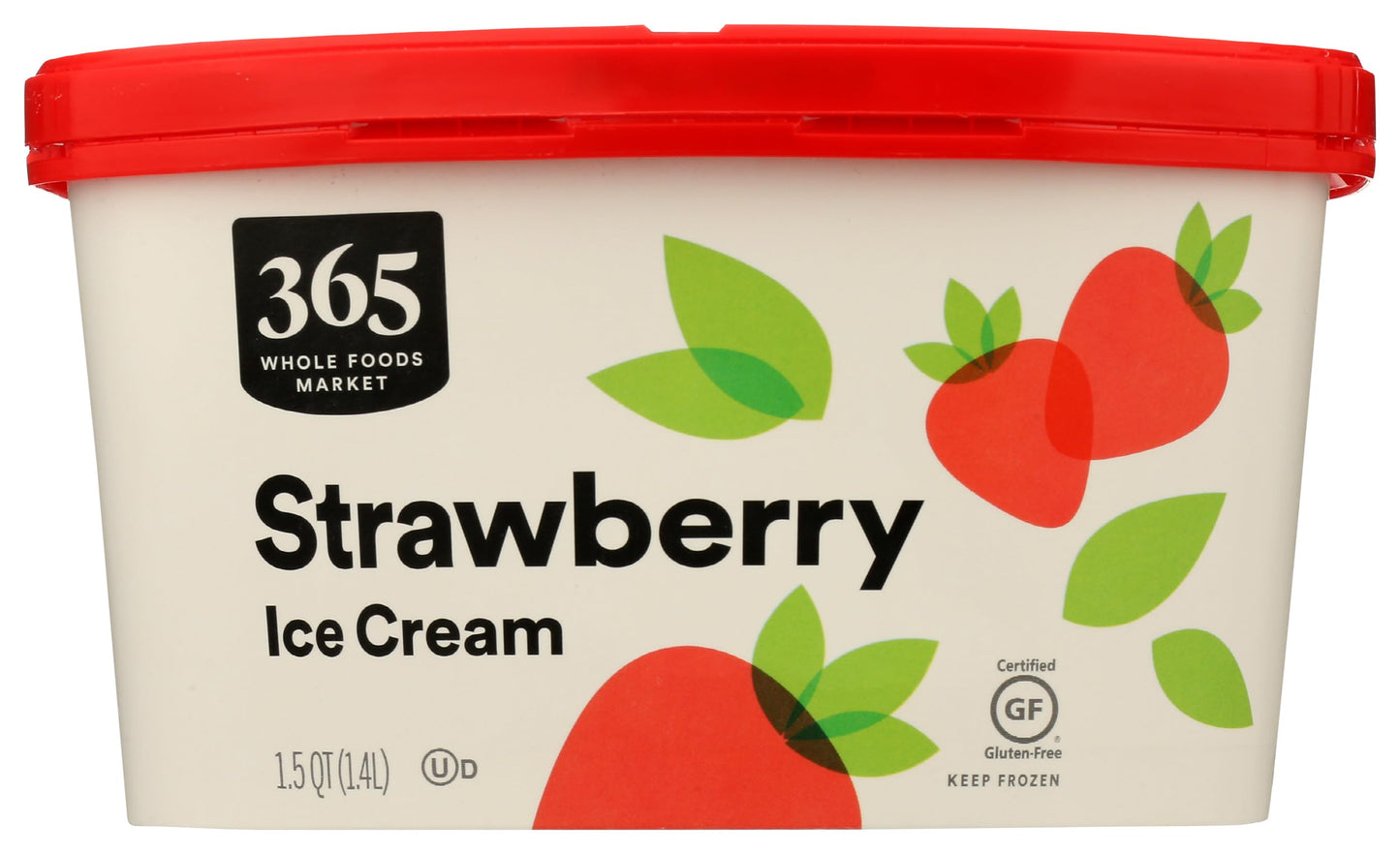 365 by Whole Foods Market, Strawberry Ice Cream, 1.5 quart