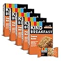KIND Breakfast Bars, Peanut Butter, Healthy Snacks, Gluten Free, 100% Whole Grains, 5g Protein, 30 Count