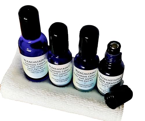 bleachstain Rollerball Applicator Spot Dye Kit | Custom Colors | Bleach Stain Repair | Restores Carpet Color from Bleach Spills, Acne Medication