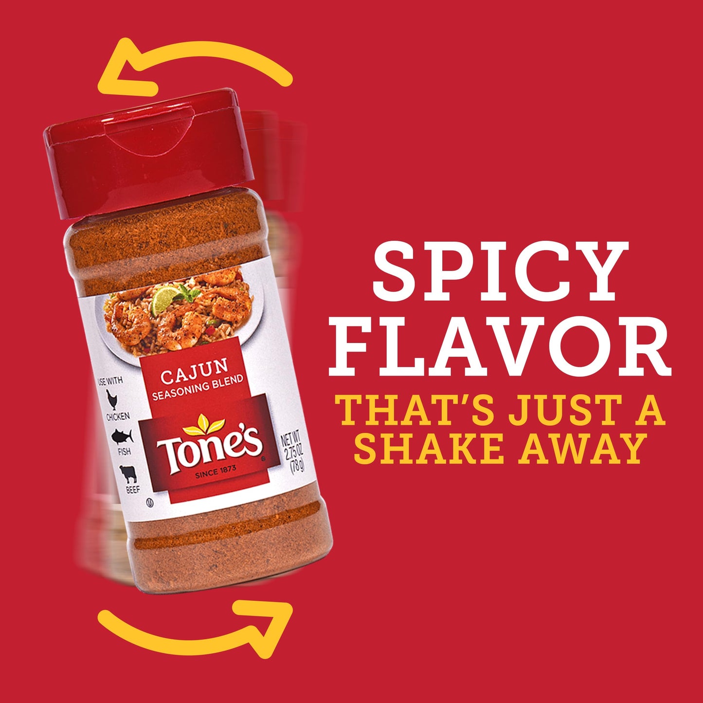 Tone's Cajun Seasoning Blend, 2.75 Ounce