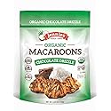 Jennies Organic Chocolate Drizzle Coconut Macaroons, 5.25oz | Dairy Free | Gluten Free | Peanut Free | Individually Wrapped