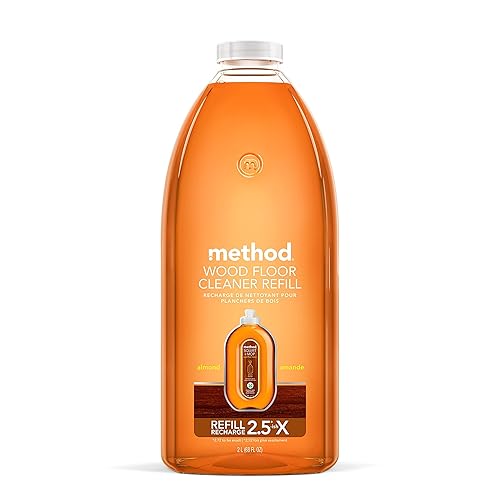 Method Squirt + Mop Hardwood Floor Cleaner Refill, Almond, 68 Ounce