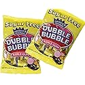 PHILCON6 Dubble Bubble Gum 3.25 Ounce Bag (2 Pack) - Individually Wrapped Sugar Free Bubble Gum Individually Wrapped Sugar Free Bubble Gum 2pack