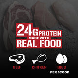 5% Nutrition Rich Piana Shake Time | 24g Animal Based Protein Drink | Grass-Fed Beef Isolate, Chicken, Whole Egg | No Sugar, Dairy, or Soy |