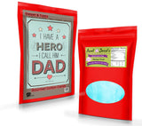 Hero Called Dad Cotton Candy - Sweet Tribute to Fathers - Premium Handcrafted Confection - Order Now and Celebrate the Hero in Your Life!