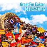 Chocolate Candy Variety Pack, 5 Pounds, Approximately 250 Pieces, Individually Wrapped Mini Candy Bars, Bulk Assorted Mix for Office Candy Jars, Party