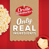 Orville Redenbacher’s Microwave Popcorn + Tub, Movie Theater Butter Flavor, 2g Fiber Per Serving, 3.9 oz.