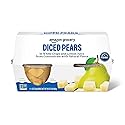 Happy Belly 16 Ounce Juice Fruit Cups, Regular Diced Pear