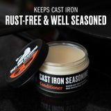 Walrus Oil - Cast Iron Seasoning, Protect and Season Cast Iron Cookware, Prevents Rust, Works on Griddles, Pans, Pots, ands Skillets, Fortified