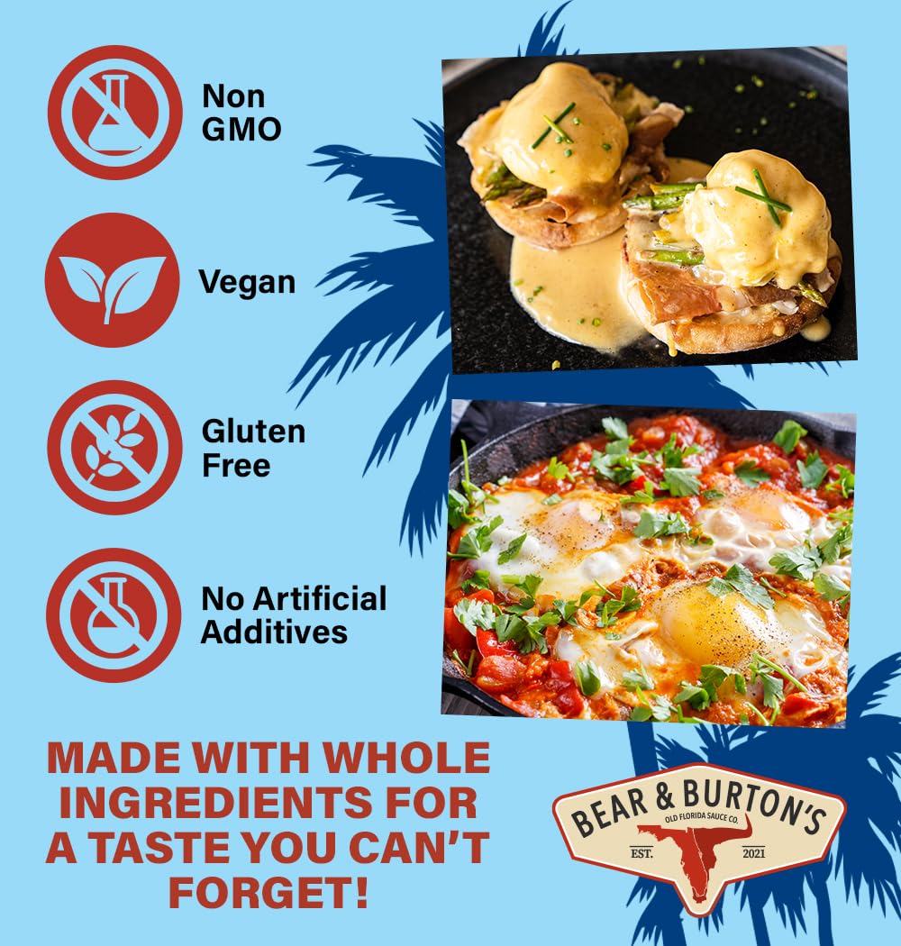 Bear and Burton's Breakfast Sauce Too | A Medium Heat Sauce from the Makers of W Sauce | 12 Fl Oz
