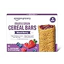 Amazon Grocery, Mixed Berry Fruit & Grain Cereal Bar, 1.3 Oz, 8 Ct