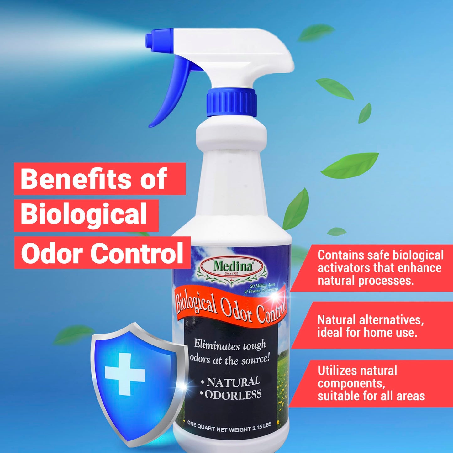 Medina BOC Biological Odor Control Qt.