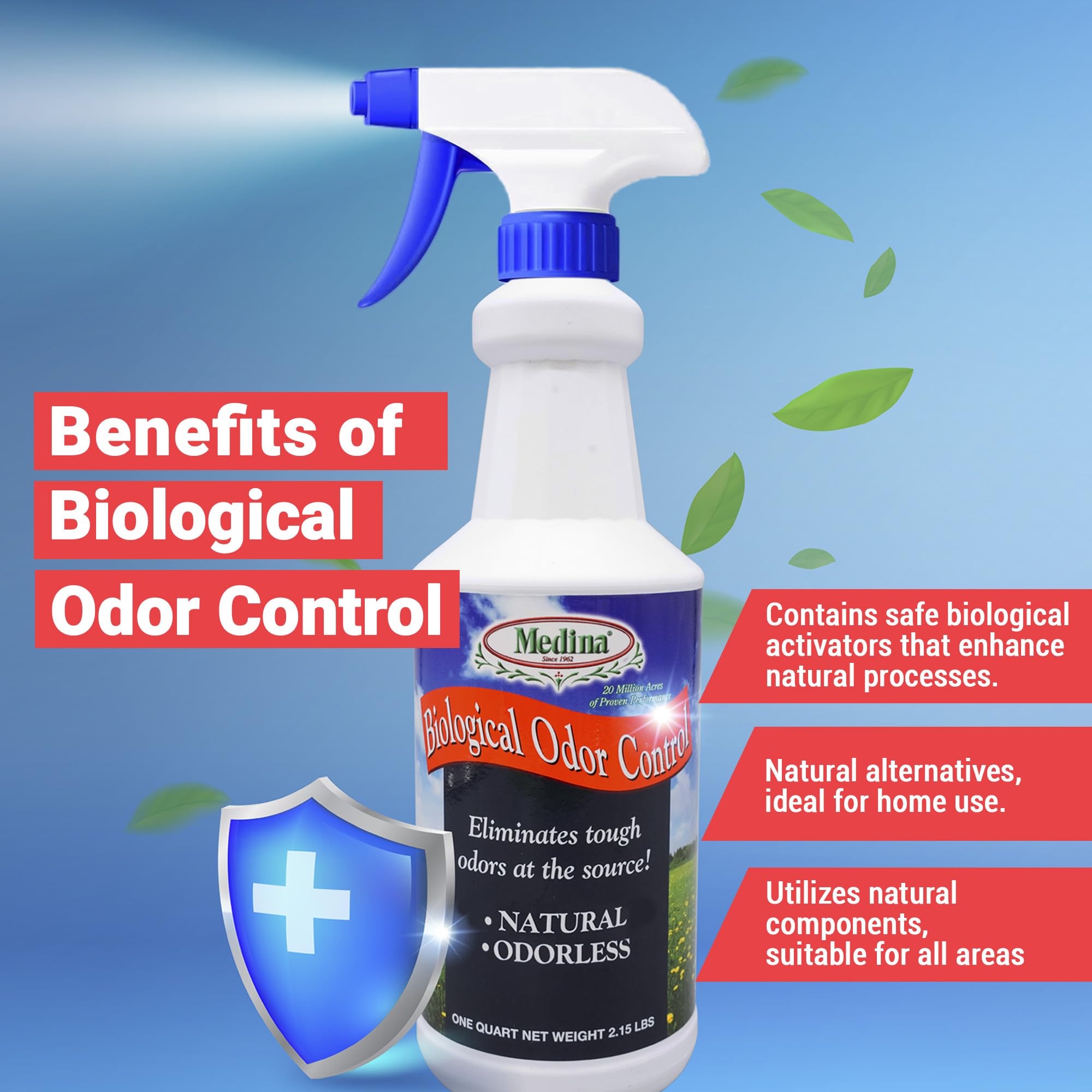 Medina BOC Biological Odor Control Qt.