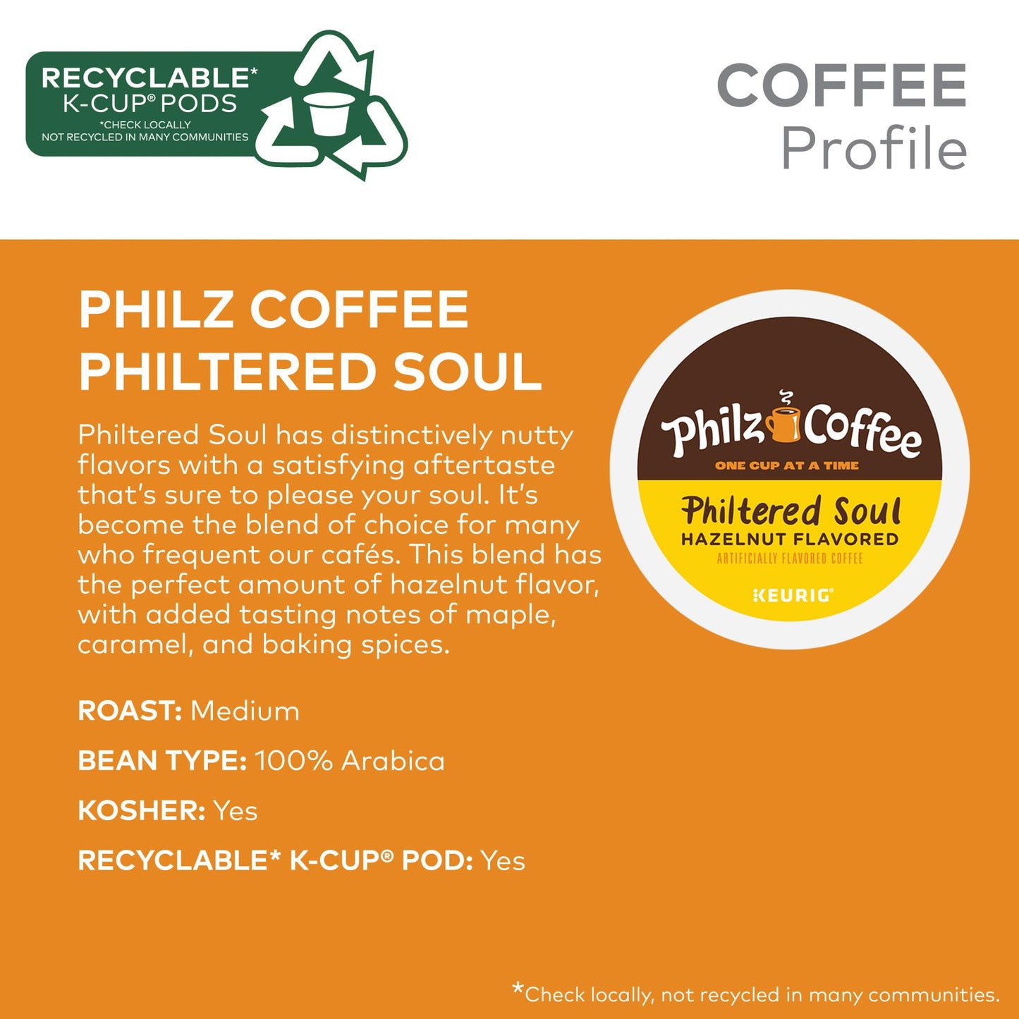 Philz Coffee Philtered Soul K-Cup® Pod Coffee, Single Serve Keurig® K-Cup® Pods, Medium Roast Coffee, 20 count