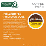 Philz Coffee Philtered Soul K-Cup® Pod Coffee, Single Serve Keurig® K-Cup® Pods, Medium Roast Coffee, 20 count