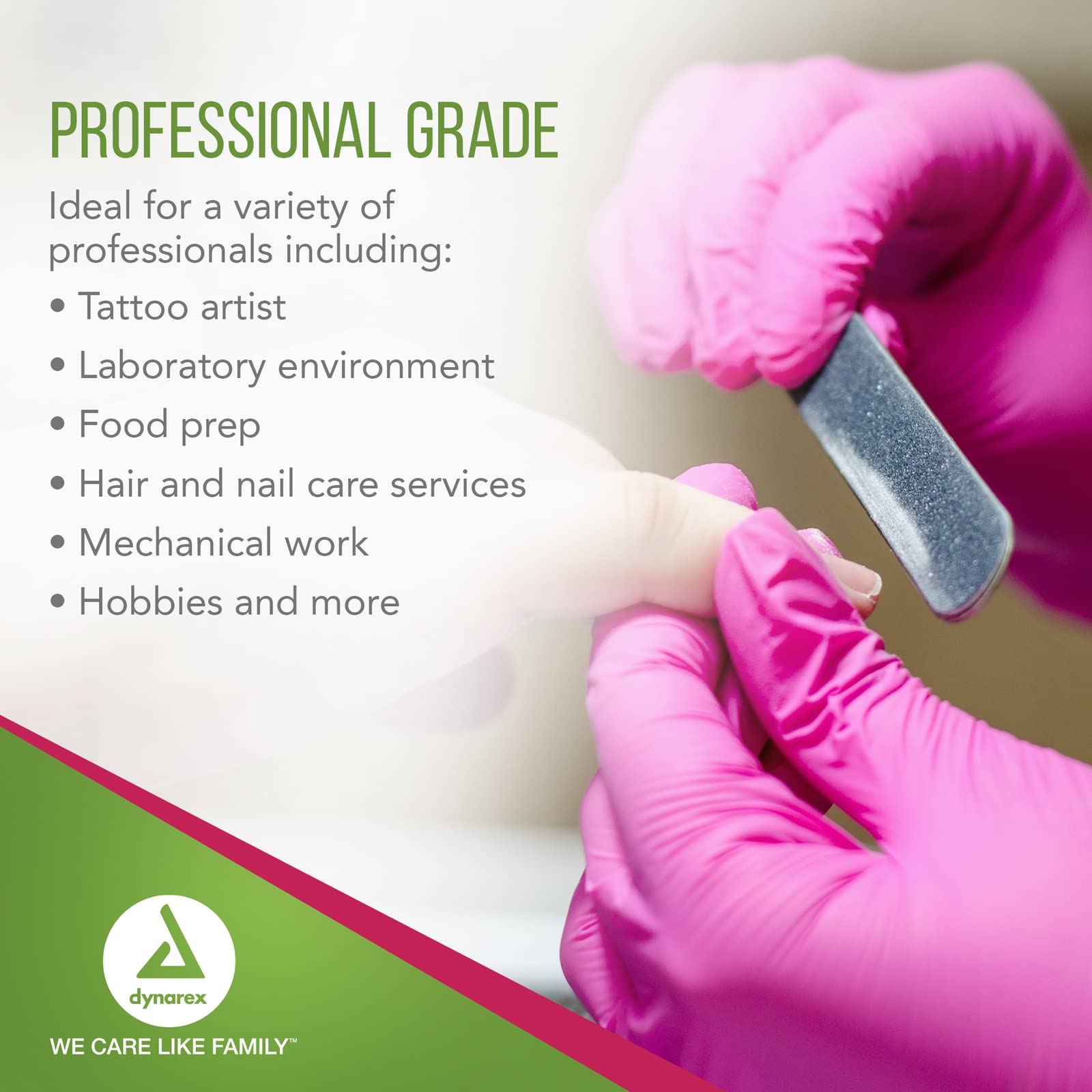 Dynarex Aloeskin Nitrile Gloves with Aloe, Powder Free - Small, 100 Gloves/10 Boxes, 1000 Count (Pack of 10)