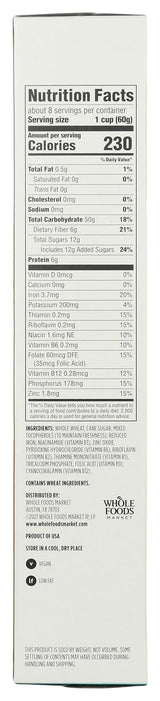 365 by Whole Foods Market, Frosted Wheat Squares Cereal, 16 Ounce