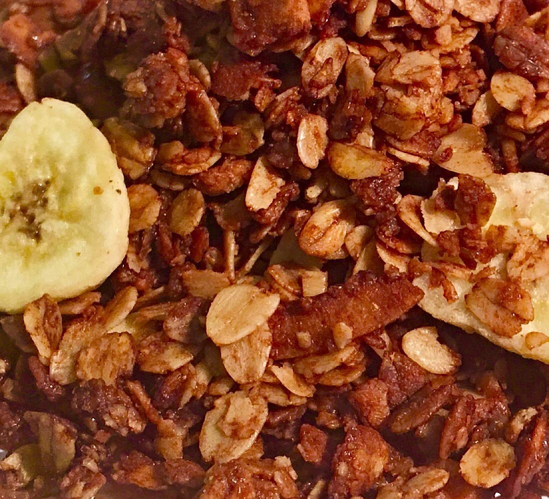 Milk & Honey Granola, Chocolate Banana Mix, Non-GMO Project Verified, Women-Owned Company, 12 Ounces (Pack of 6)