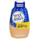 Spice World Squeezable Minced Garlic - Value 20oz Garlic Container - Ready-to-Use Seasonings for Cooking, Simply Squeeze the Convenient Package