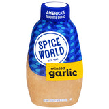 Spice World Squeezable Minced Garlic - Value 20oz Garlic Container - Ready-to-Use Seasonings for Cooking, Simply Squeeze the Convenient Package