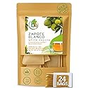 Zapote Blanco Herbal Tea (24 Tea Bags) - 2000mg per Bag - 100% Natural White Sapote Leaves from Mexico - Traditional Mexican Infusion - Caffeine-Free
