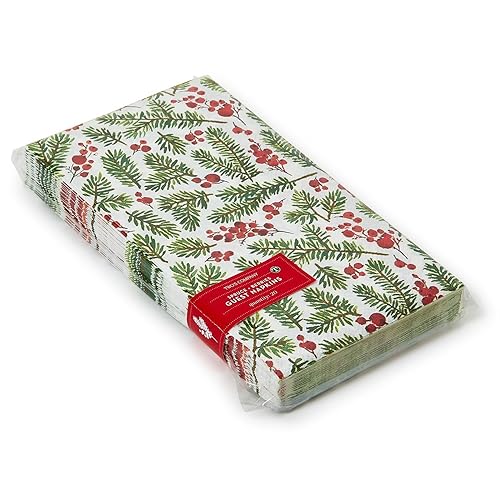 Two's Company Merry Berry 3 Ply Paper Dinner Napkin, 20 Pieces, 4.5-inches Width